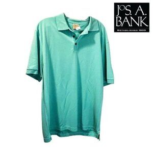 Jos A BANK Men's‎ Short Sleeve Solid Stretch Cotton Pique Polo Shirt